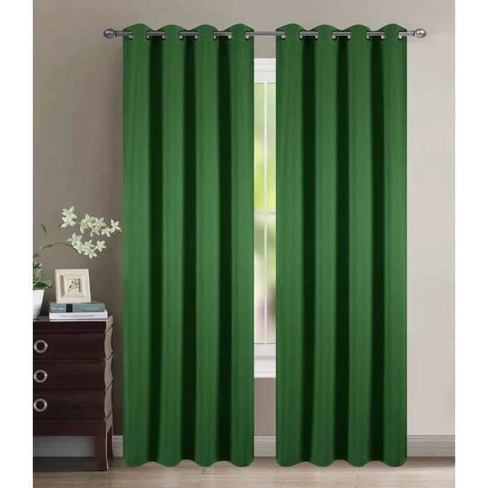 Colis de 10 Rideaux Occultants 140 x 260 cm - 5,50€ H.T /pc