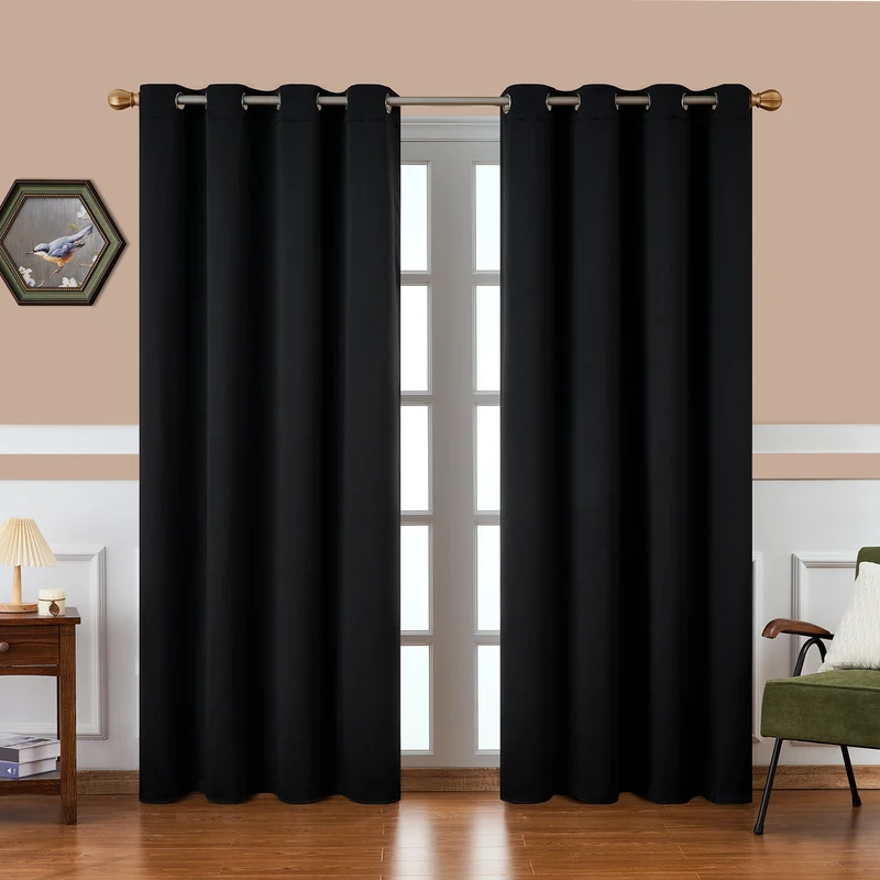DESTOCKAGE - LOT de 4 Rideaux Occultants 140 x 260 cm - 6,00€ H.T /pc