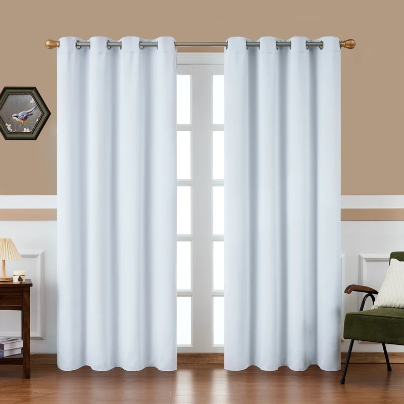 DESTOCKAGE - LOT de 4 Rideaux Occultants 140 x 260 cm - 6,00€ H.T /pc