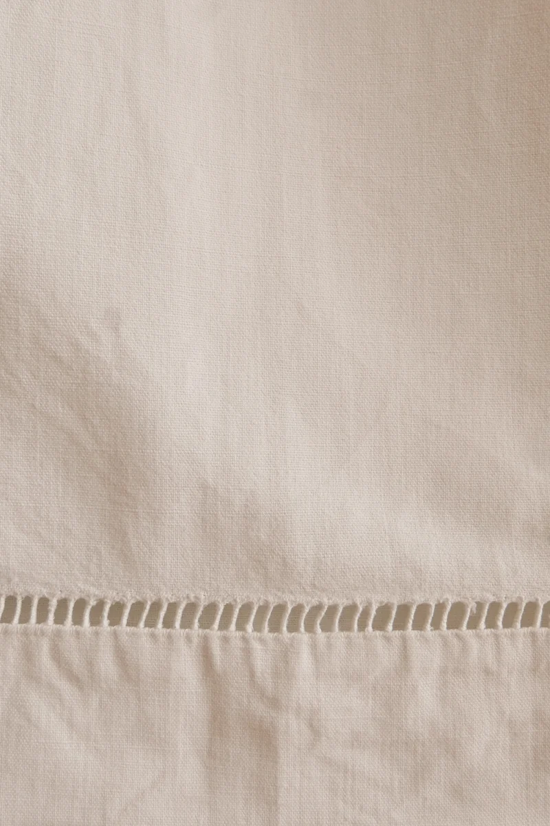 Tissu - Coton - Blanc jours échelle - 205 * 296 cm
