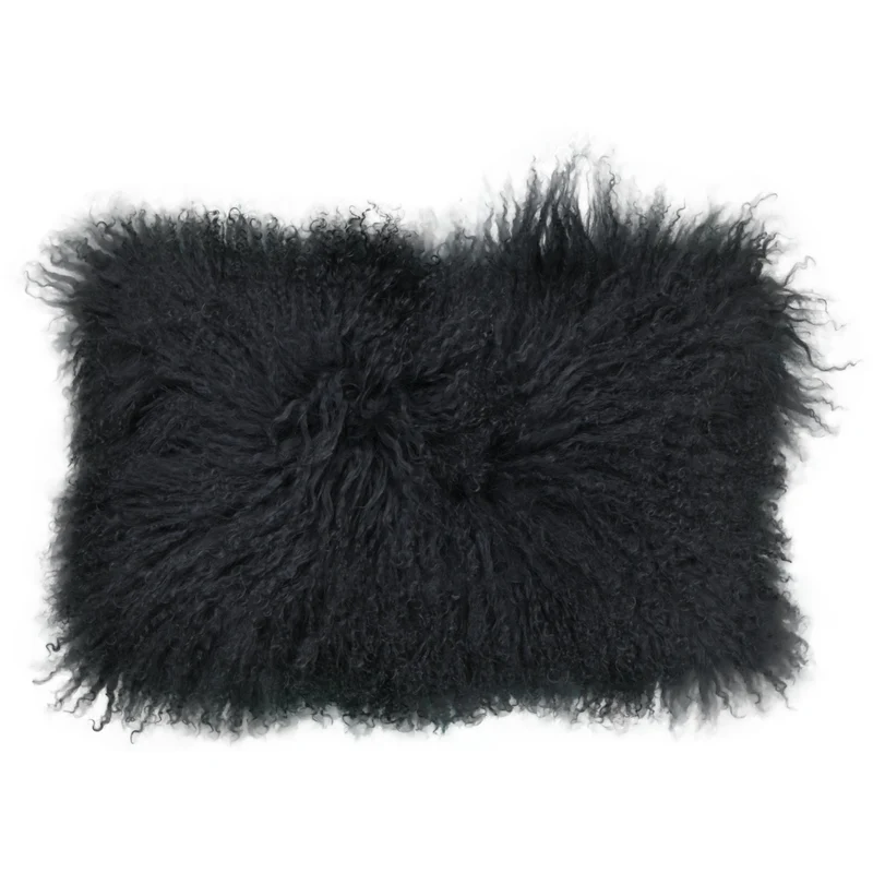 Coussin peau de mouton du Tibet essence