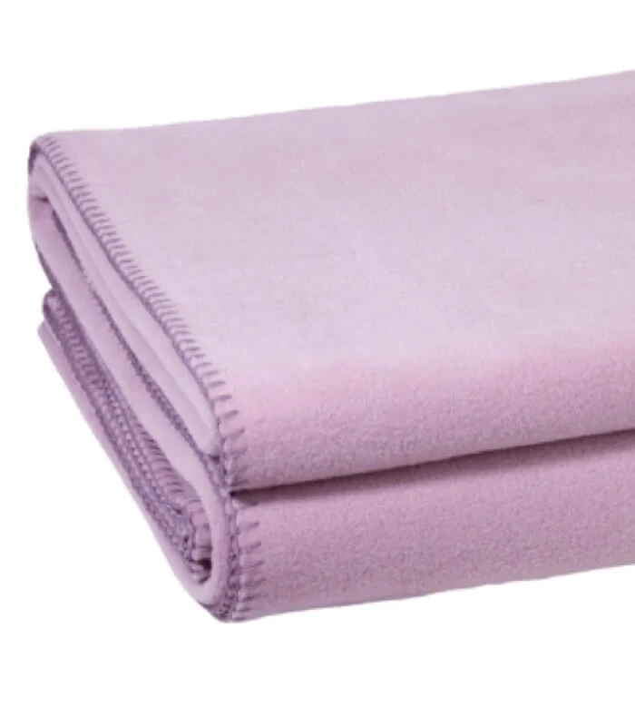 Plaid Polaire Luxe Lavande - Choix de Tailles