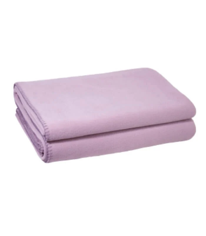 Plaid Polaire Luxe Lavande - Choix de Tailles