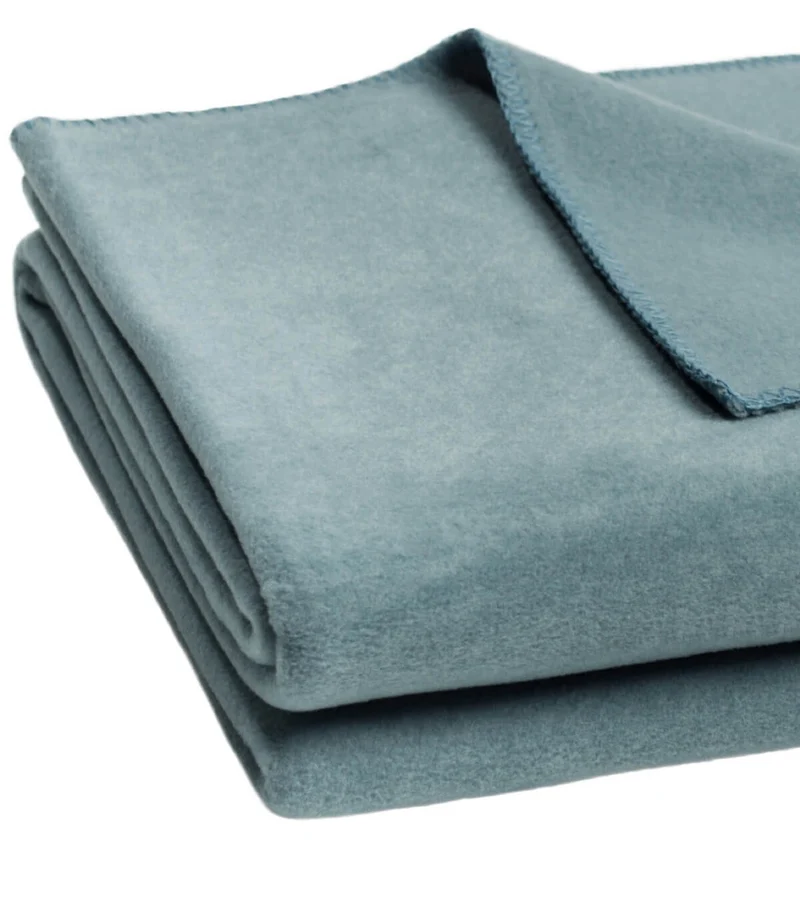 Plaid Polaire Luxe Denim - Choix de Tailles