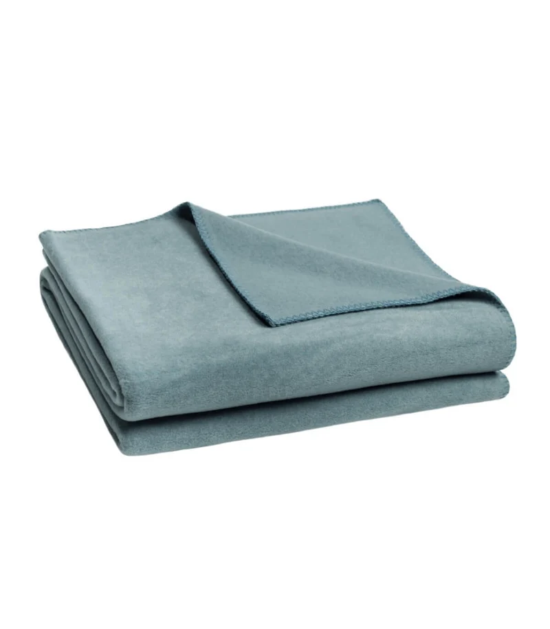 Plaid Polaire Luxe Denim - Choix de Tailles