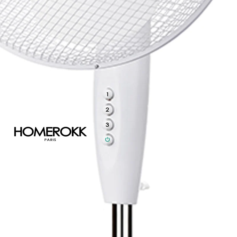 Ventilateurs sur Pied 40 cm - 3 Vitesses - Hauteur Réglable - À partir de 40€ H.T /pc