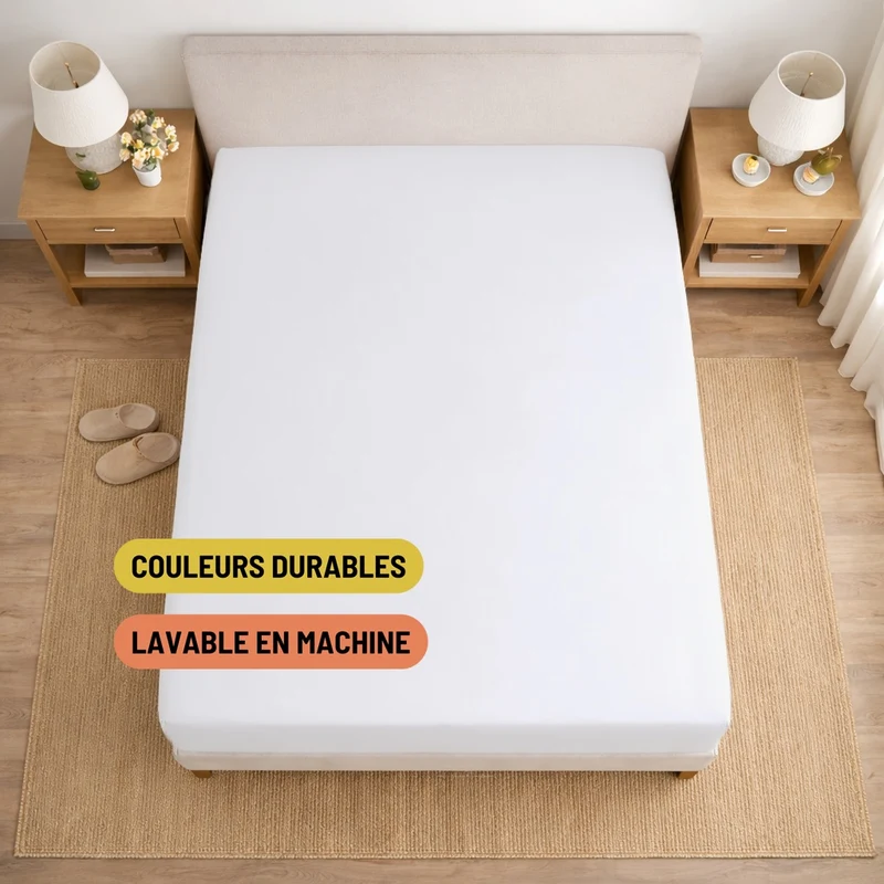 Drap Housse - 100% Coton - À partir de 6,00€ H.T /pc