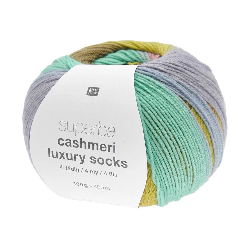 Superba Cashmeri Luxury Socks - Rico Design