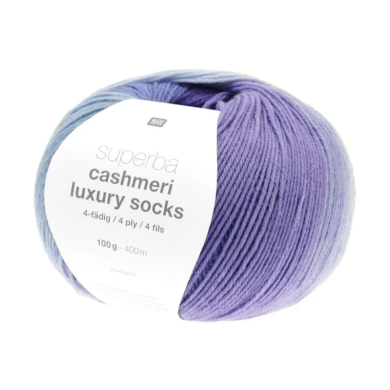 Superba Cashmeri Luxury Socks - Rico Design