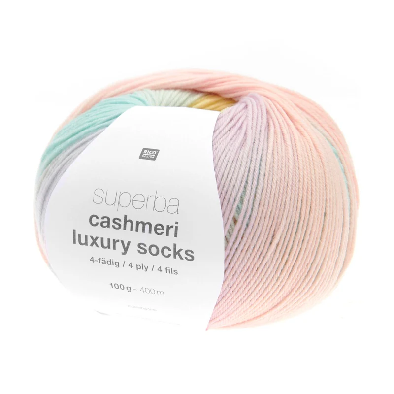 Superba Cashmeri Luxury Socks - Rico Design