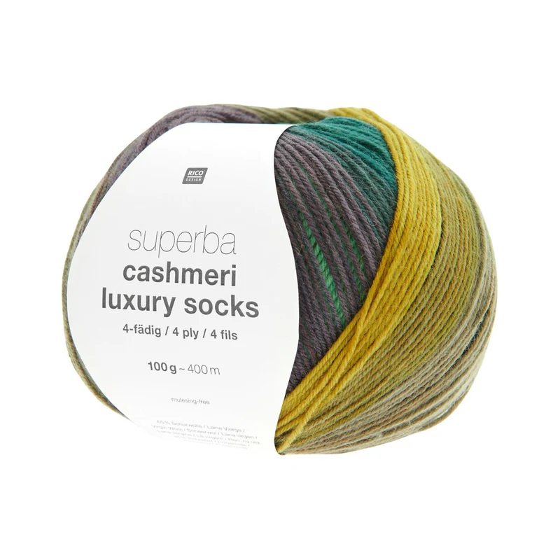 Superba Cashmeri Luxury Socks - Rico Design