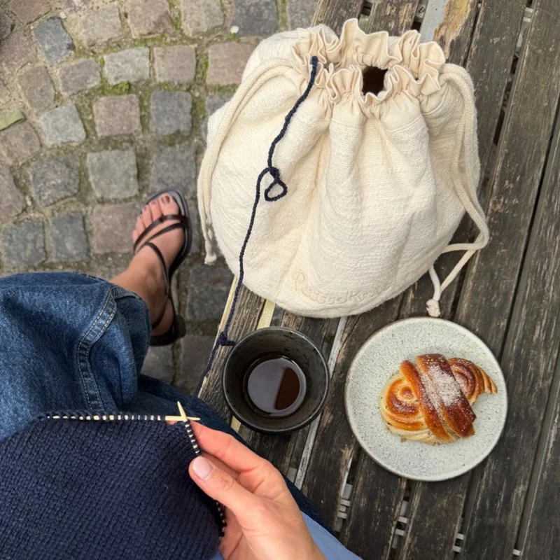 Sac à Projet ou Pochette Édition Limitée Cloud - PetiteKnit