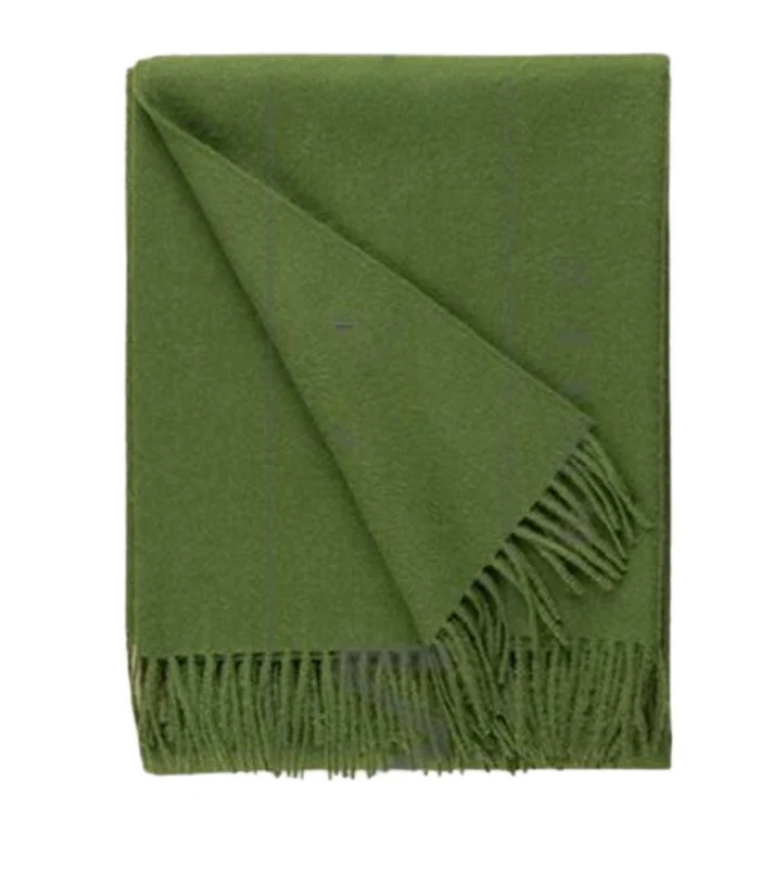 Plaid Laine Alpaga Luxe Paola Vert 130 X 180 cm