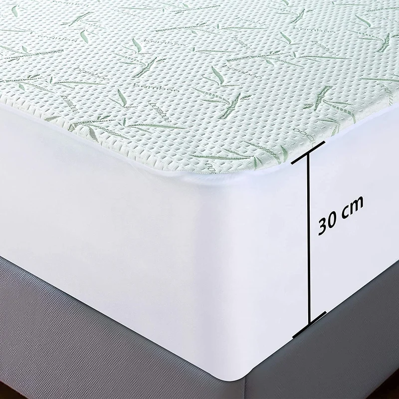 Colis de 3 Protège Matelas Bambou Ultra Comfort & Imperméable - À partir de 13,00€ H.T /pc
