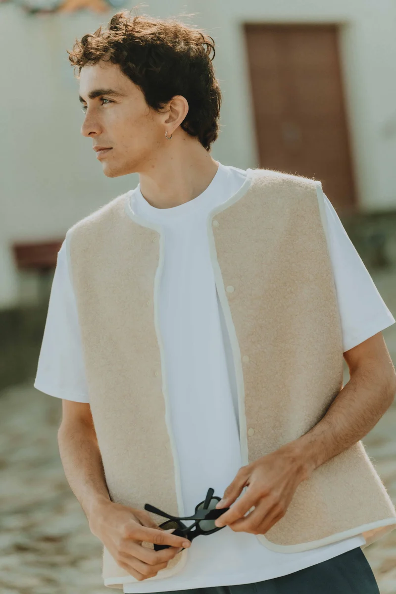 Molleton bouclé - Coupons - 154 cm de laize