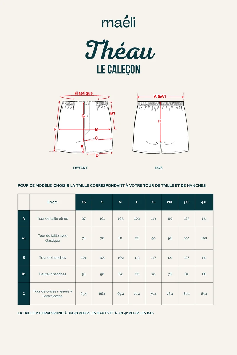 Patron Le caleçon, Théau