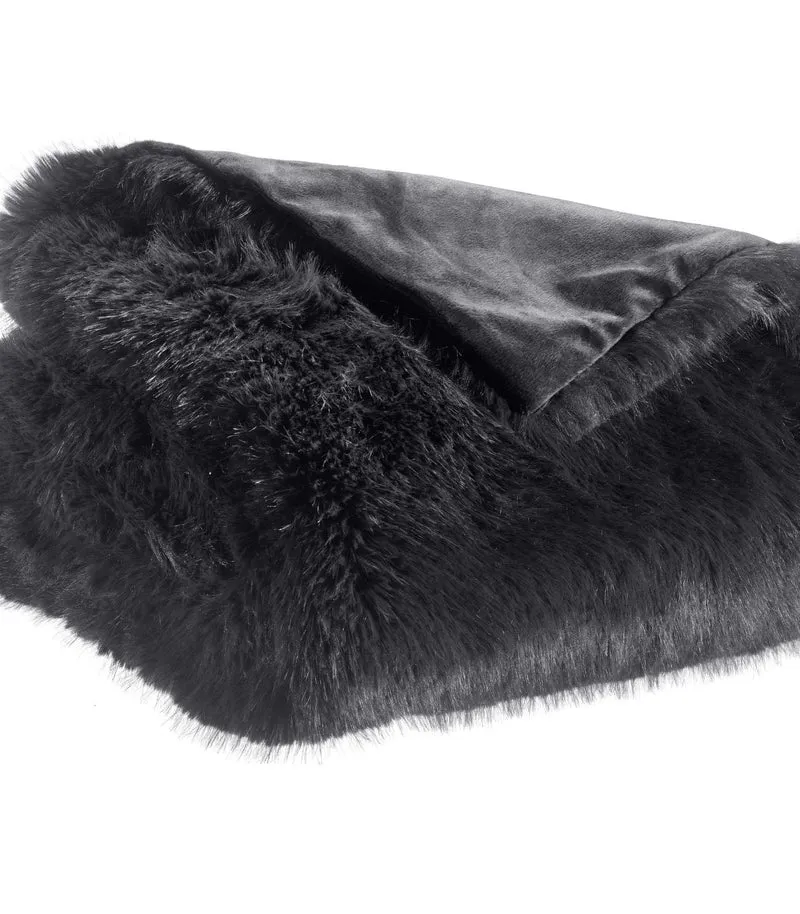 Maxi Plaid Fausse Fourrure Caviar - 180x220 cm