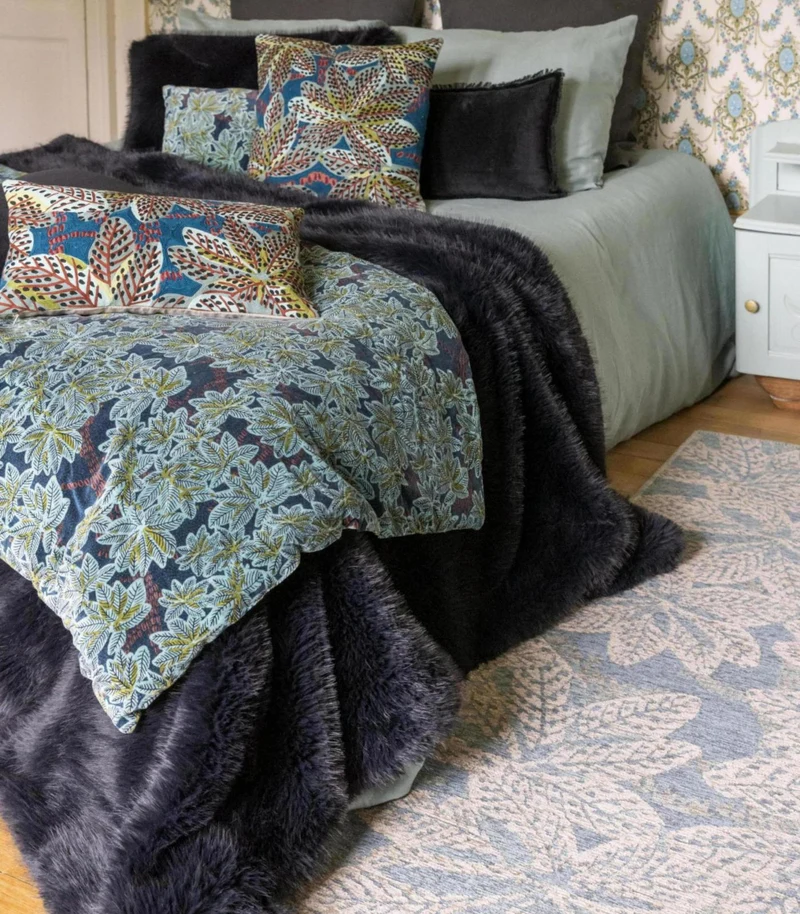 Maxi Plaid Fausse Fourrure Caviar - 180x220 cm