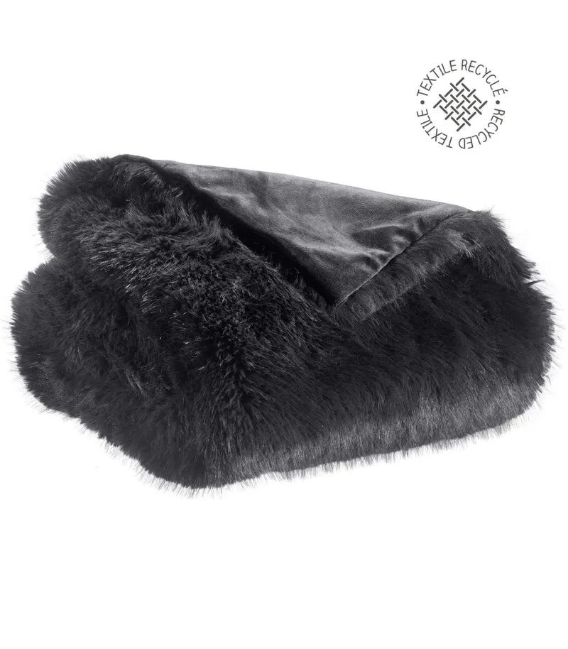 Maxi Plaid Fausse Fourrure Caviar - 180x220 cm