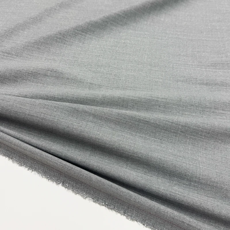 Tissu Tailleur Stretch, Laine Vierge Easy Care - Métallisé, Perlux