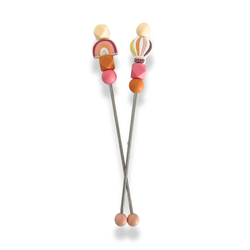 Sewing Stick - Montgolfière / Arc-en-ciel - Aide pour couture amigurumi crochet