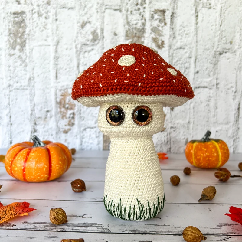 Patron Les 3 Champignons - Amigurumi au crochet