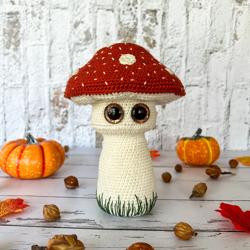 Patron Les 3 Champignons - Amigurumi au crochet