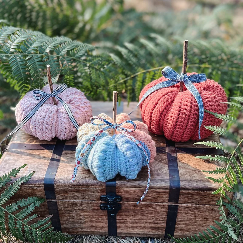 Patron Bundle 3 citrouilles - Amigurumi au crochet