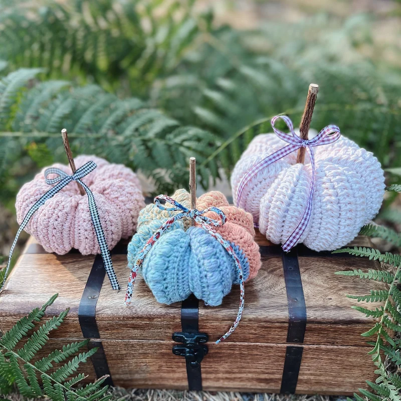 Patron Bundle 3 citrouilles - Amigurumi au crochet