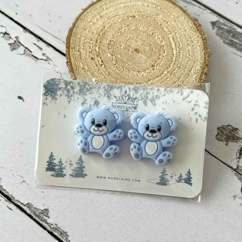 Stoppeurs de mailles - Nounours bleu