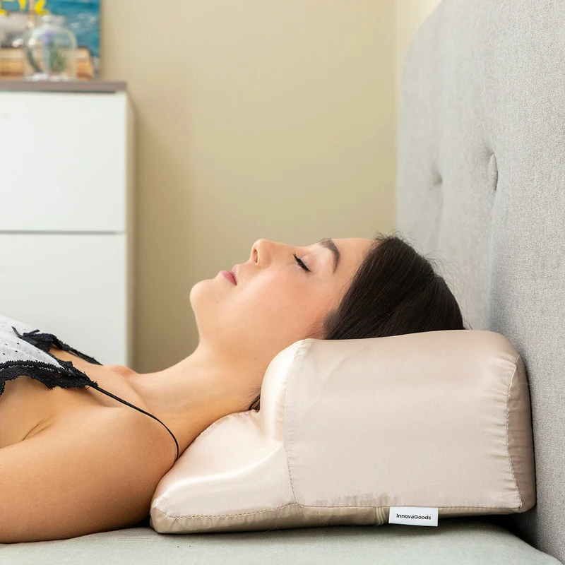 Coussin Cervical Anti-Rides en Satin