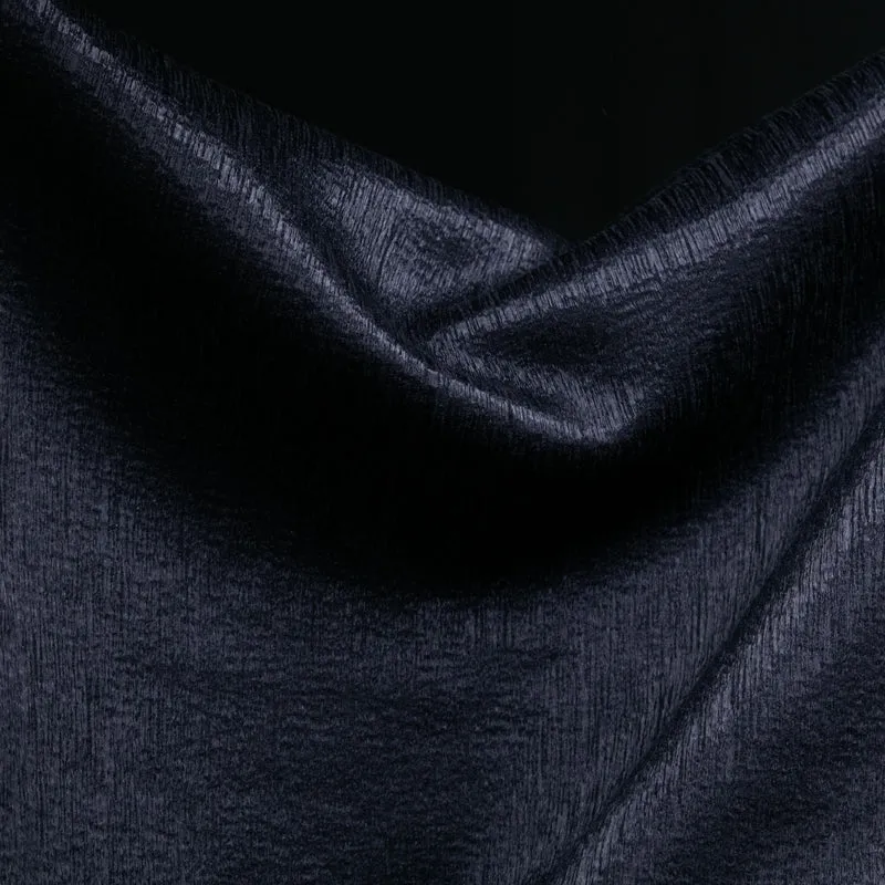 Tissu pour manteau en mélange de laine | Marine lustré | Lourd