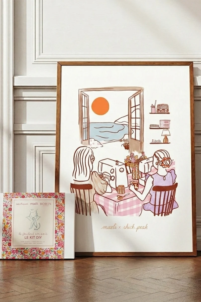 Coffret couture Affiche & Kit Foulard
