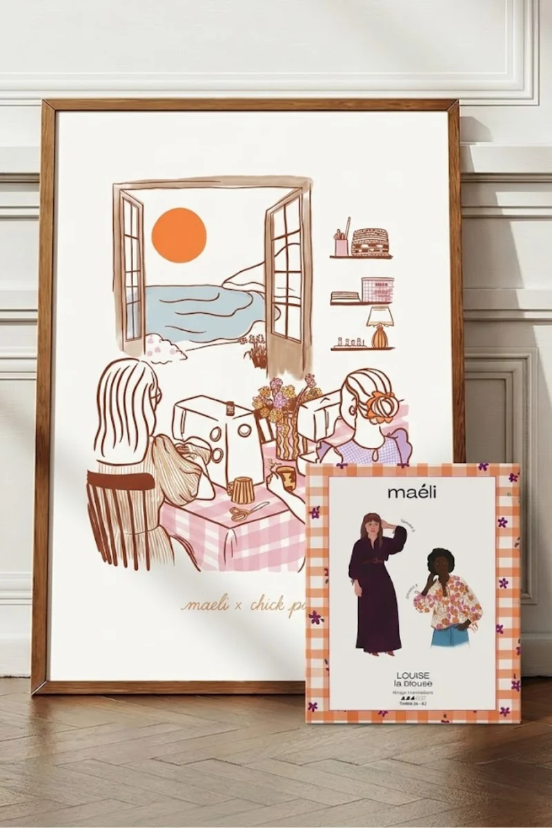 Coffret couture Affiche & Patron Louise