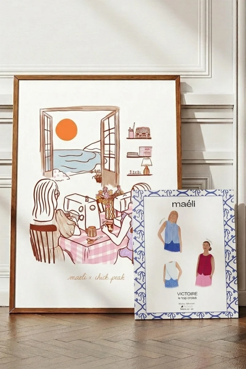 Coffret couture Affiche & Patron Victoire