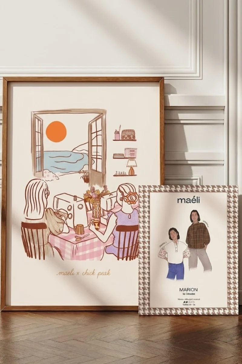 Coffret couture Affiche & Patron Marion