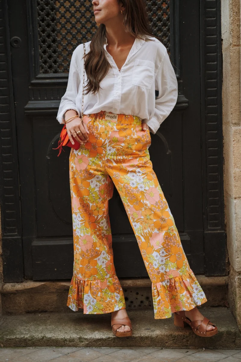 Coffret patrons couture Ensemble Pauline - Haut & Pantalon à volants