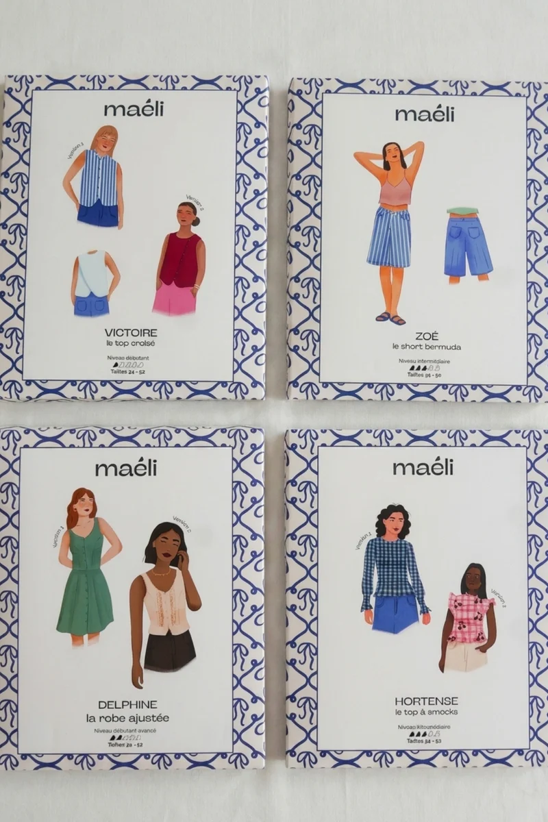 Coffret collection - Bloom Escape - 4 patrons pochettes