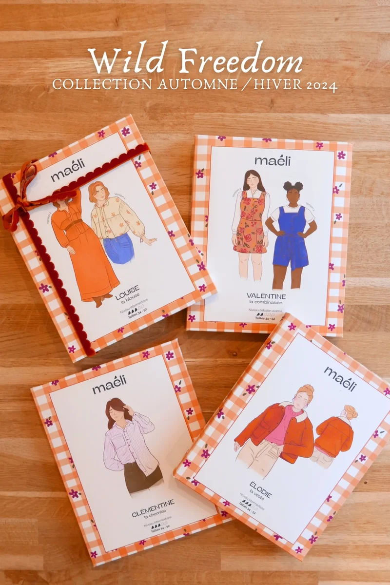 Coffret collection - Wild freedom - 4 patrons pochettes