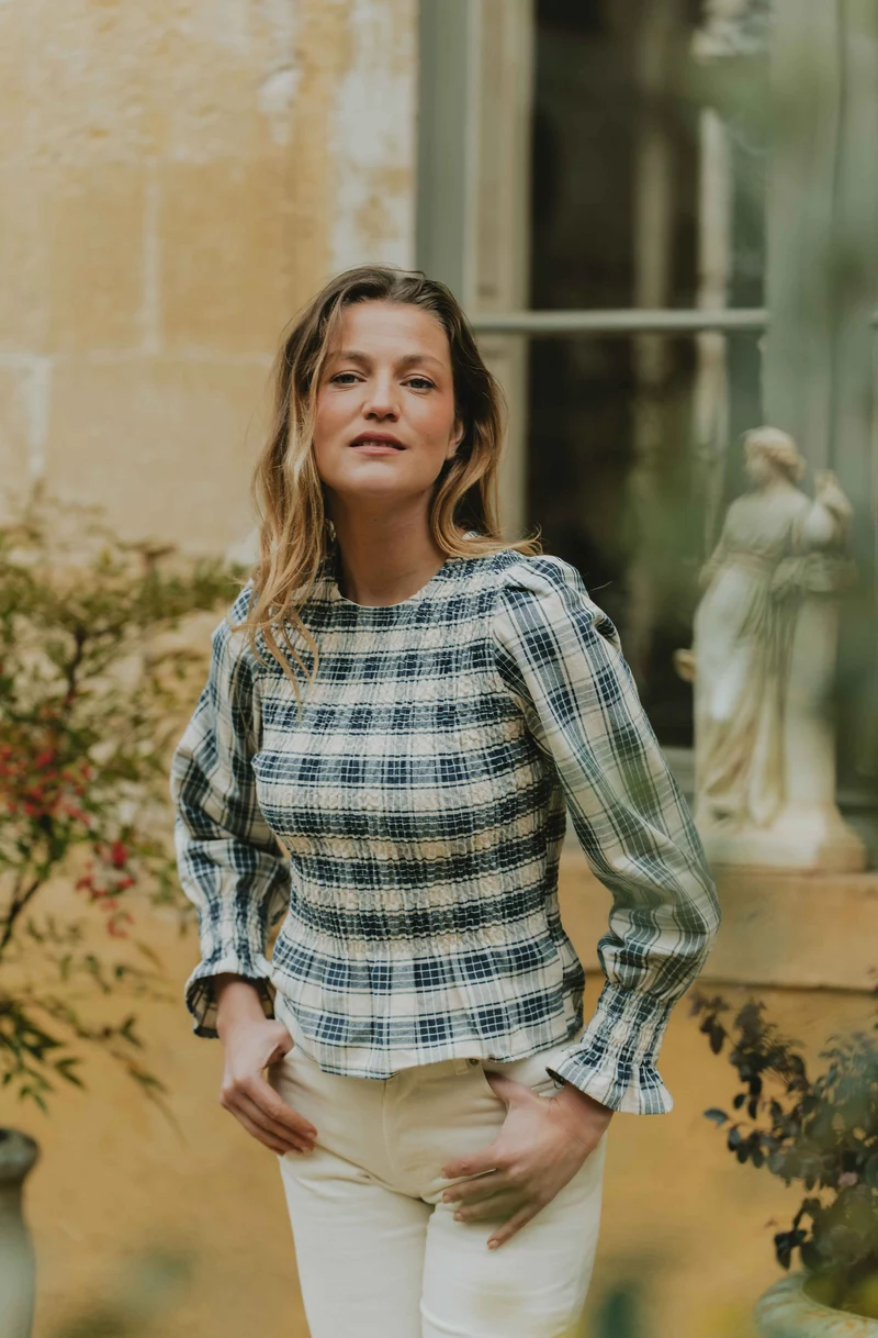Patron Le top à smocks, Hortense