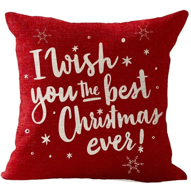 Coussin de noël rouge