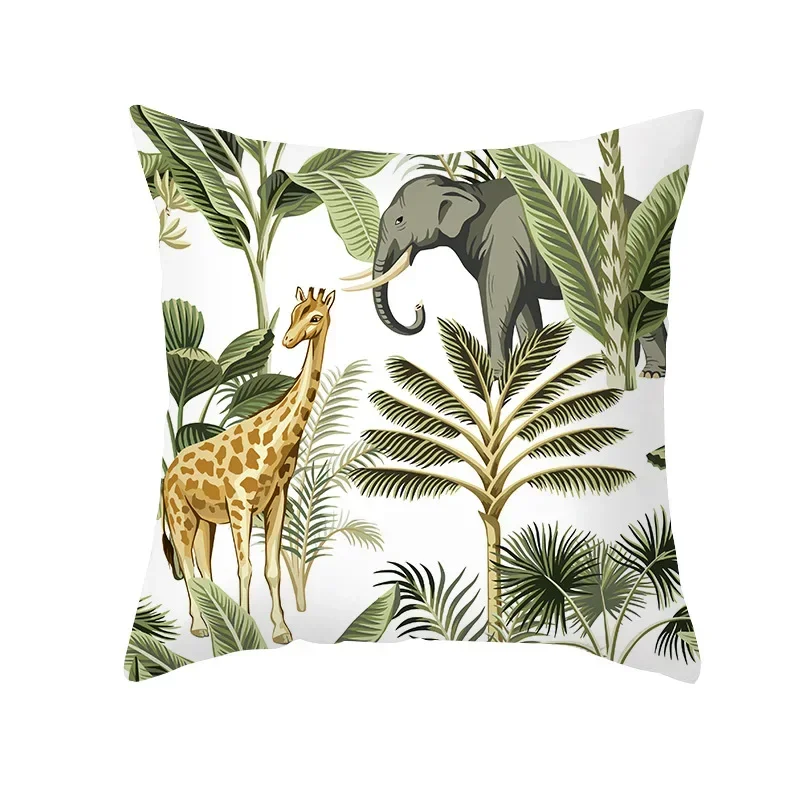 Coussin animaux forêt