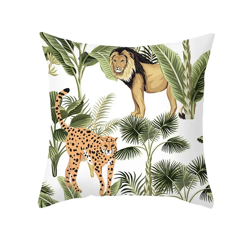 Coussin animaux forêt