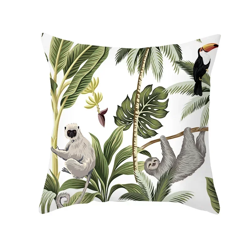 Coussin animaux forêt