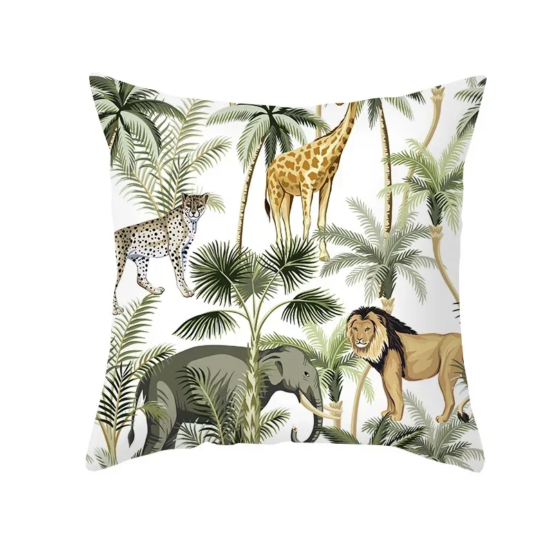 Coussin animaux forêt