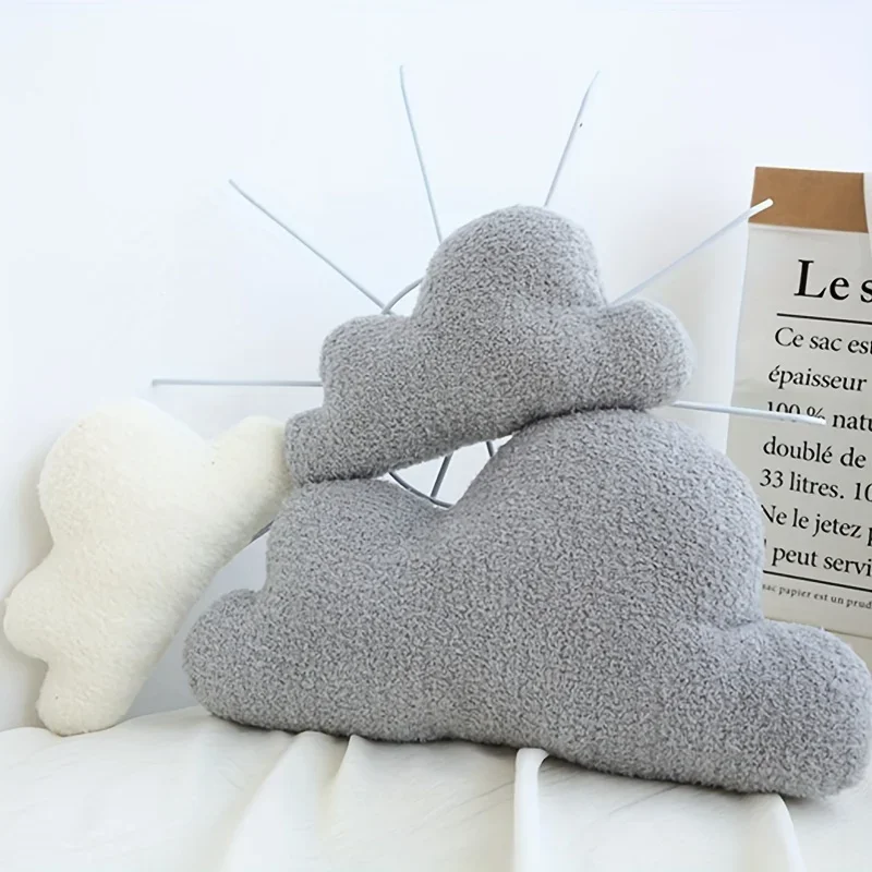 Coussin nuage blanc