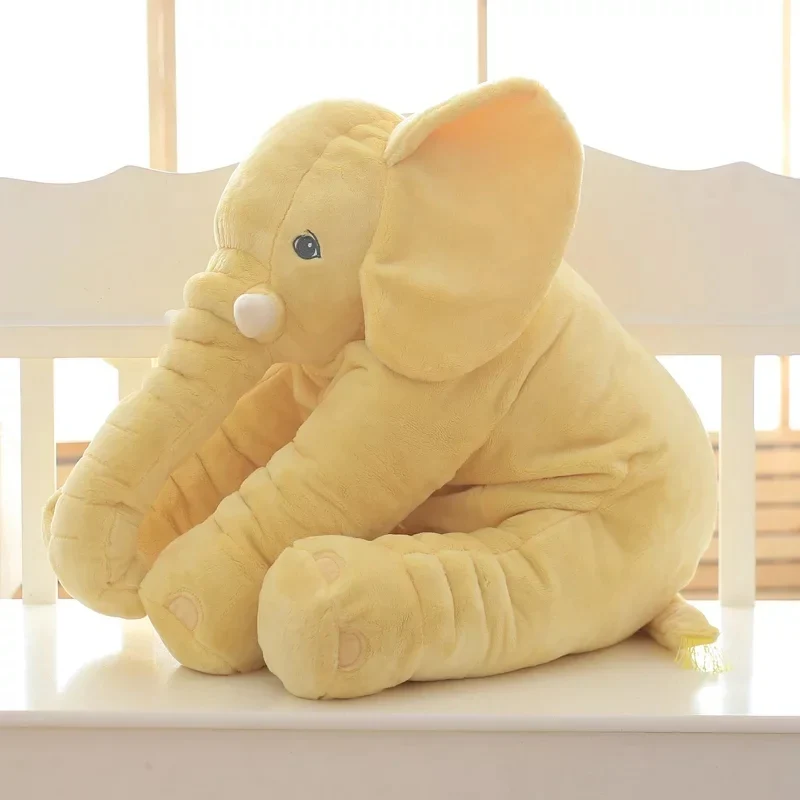Coussin peluche éléphant