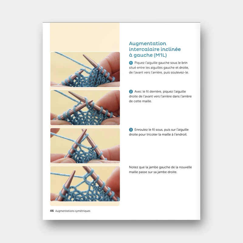 Augmentations et Diminutions au Tricot - Judith Durant