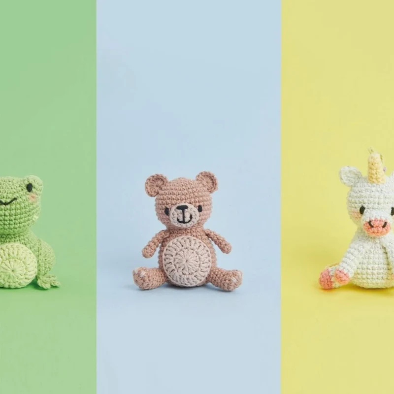 Mini Kit de Crochet Ricorumi Animaux - Rico Design