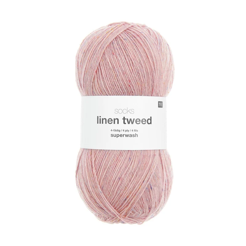 Socks Linen Tweed - Rico Design